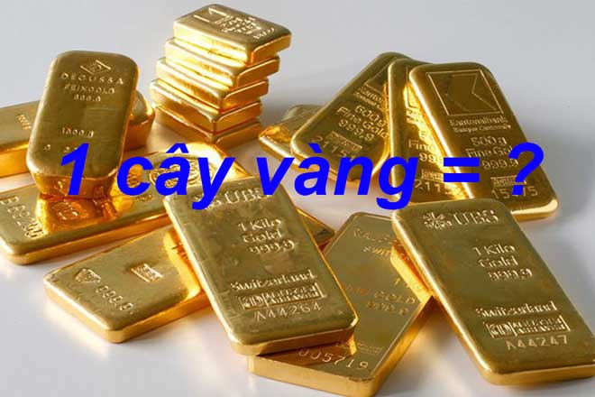 1 cây vàng bằng bao nhiêu chỉ?