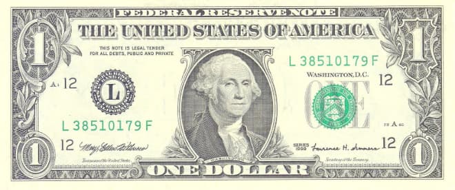Tờ mệnh giá 1 USD
