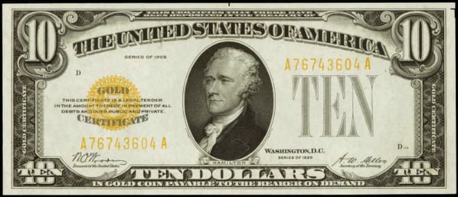 Tờ mệnh giá 10 USD