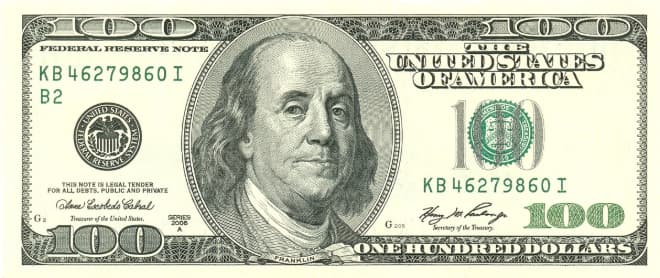 Tờ mệnh giá 100 USD