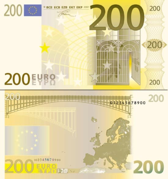 Tờ mệnh giá 200 euro
