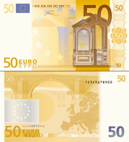 Tờ mệnh giá 50 euro