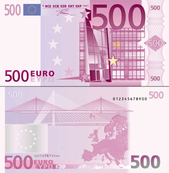 Tờ mệnh giá 500 euro