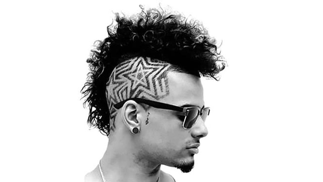Afro Mohawk