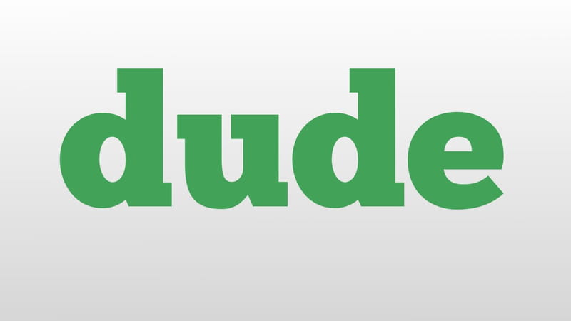 Giải nghĩa từ Dude
