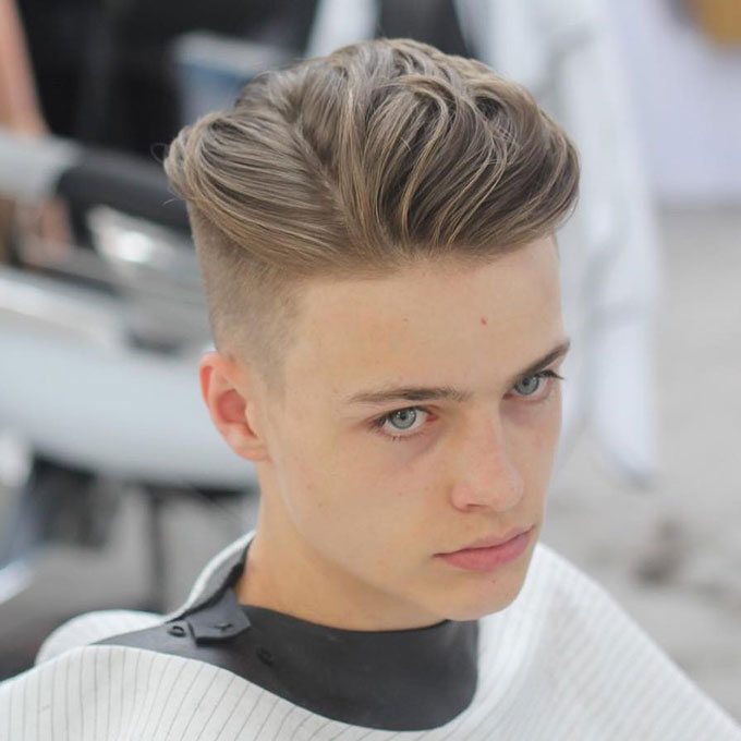 Kiểu tóc Undercut Side Part