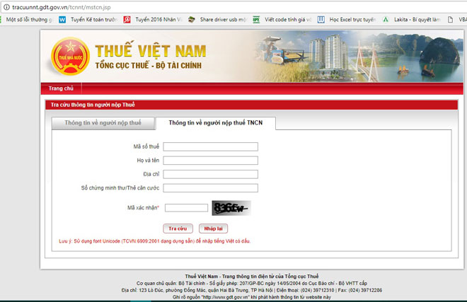Tra cứu mã số thuế cá nhân đúng cách
