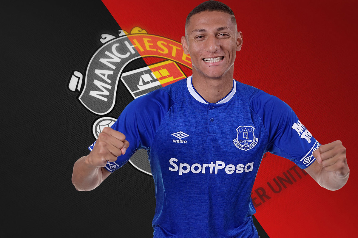 Richarlison trong màu áo đội tuyển quốc gia Brazil