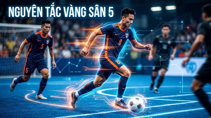 Sơ đồ sân 5 là gì? Đội hình chiến thuật bóng đá futsal sân 5